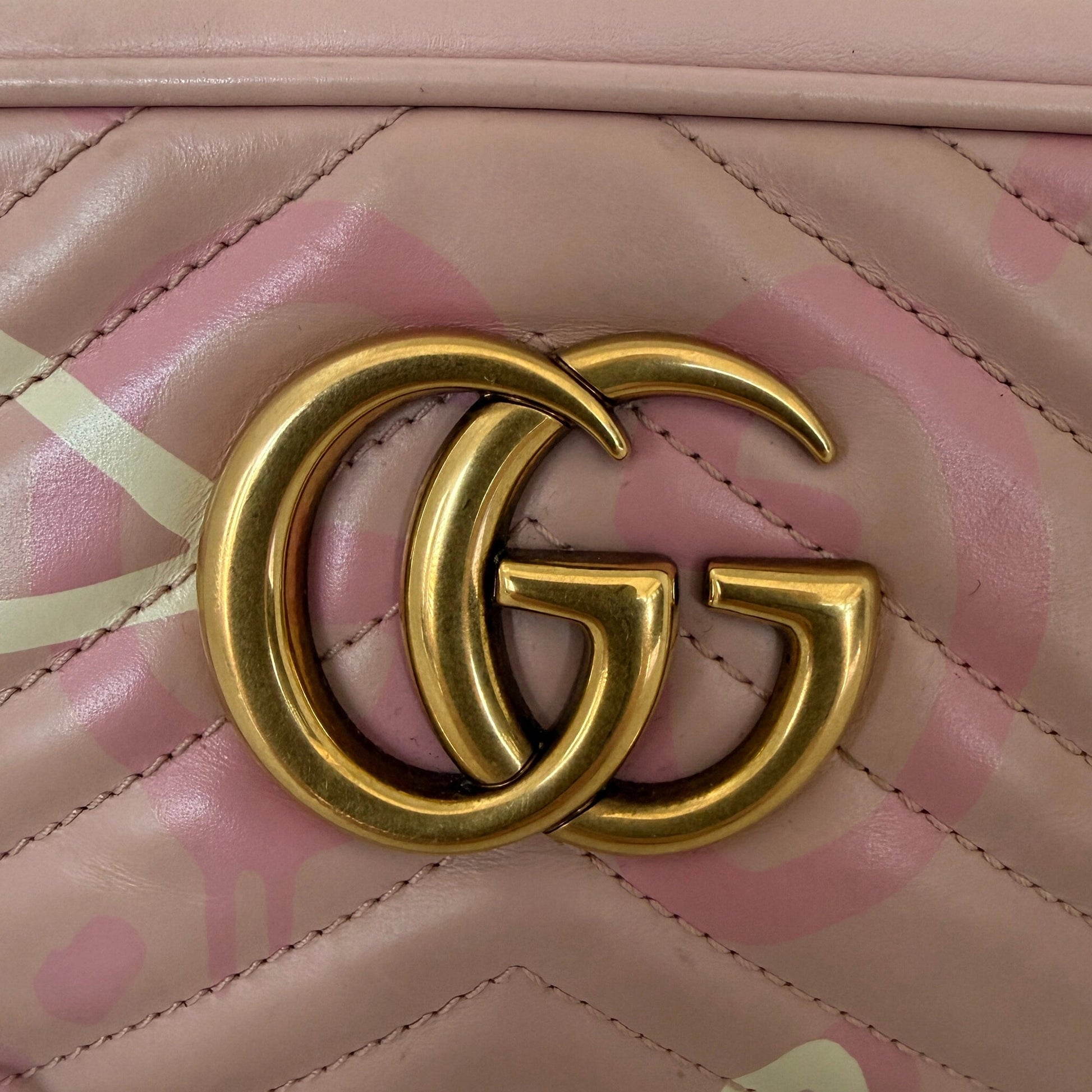 Gucci GG Marmont Ghost Small Rosa / gut Gucci