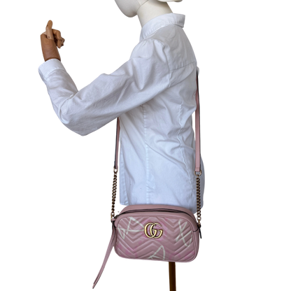 Gucci GG Marmont Ghost Small Rosa / gut Gucci