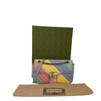 Gucci GG Marmont Multicolor Pastel small / sehr gut Gucci