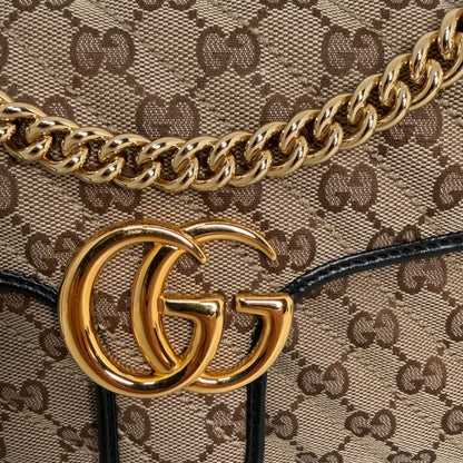 Gucci GG Marmont Diagonal Qulited GG Canvas beige Gucci