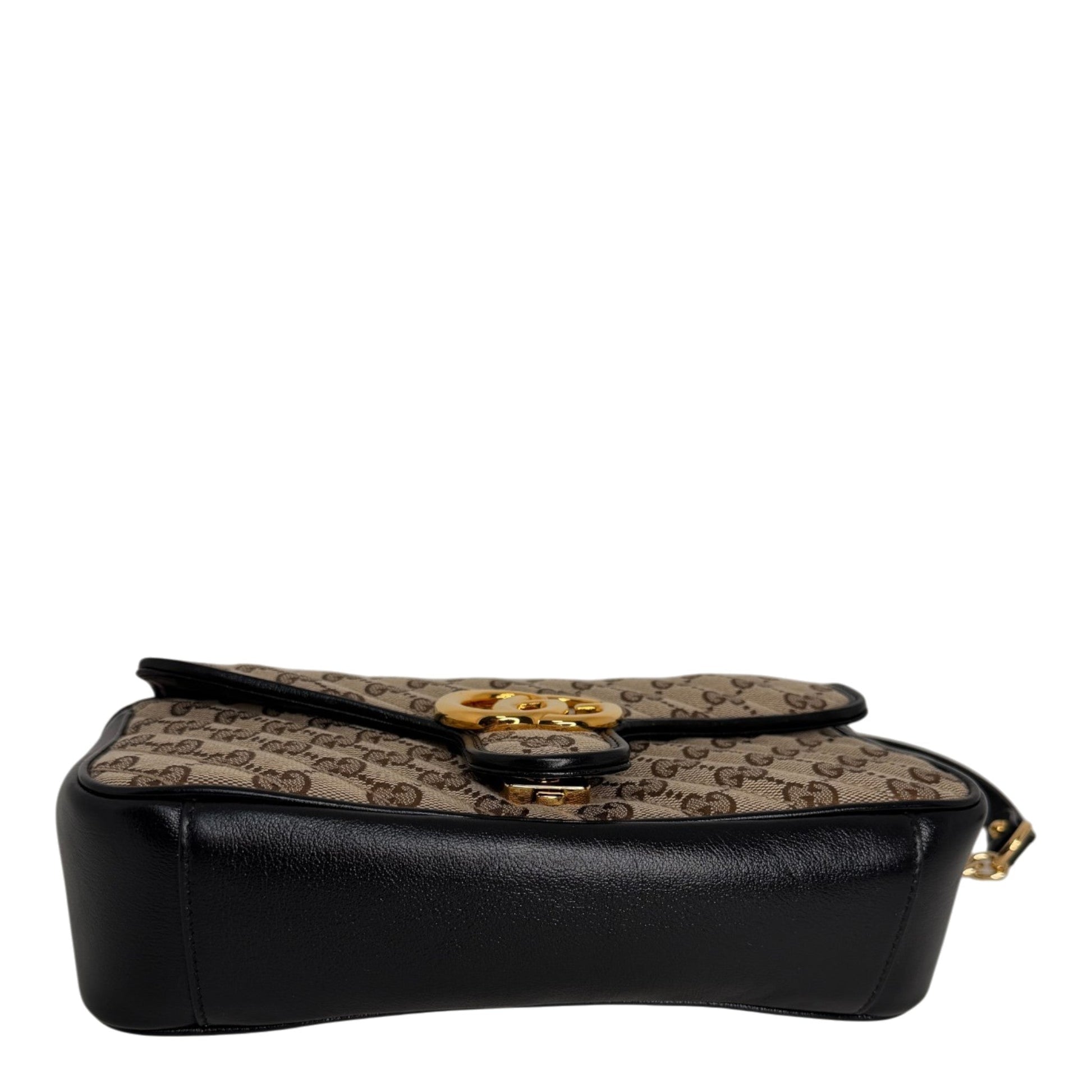 Gucci GG Marmont Diagonal Qulited GG Canvas beige Gucci