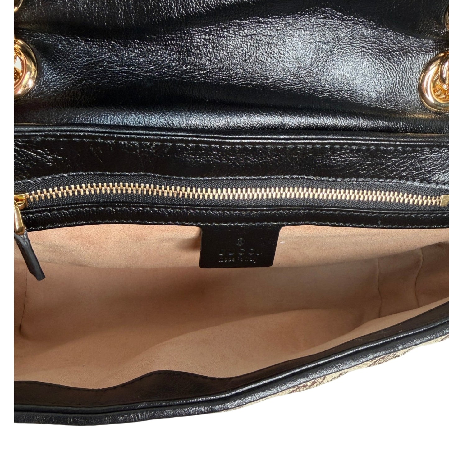 Gucci GG Marmont Diagonal Qulited GG Canvas beige Gucci