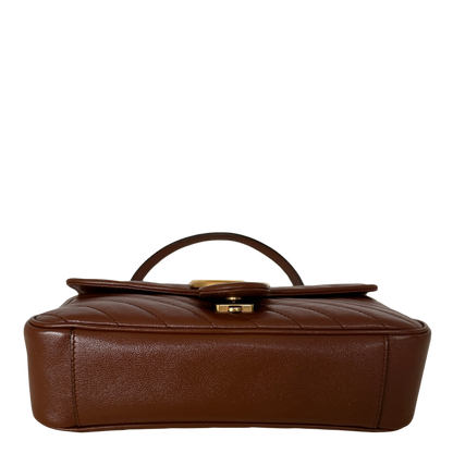 Gucci GG Marmont Medium Schultertasche braun / sehr gut Gucci