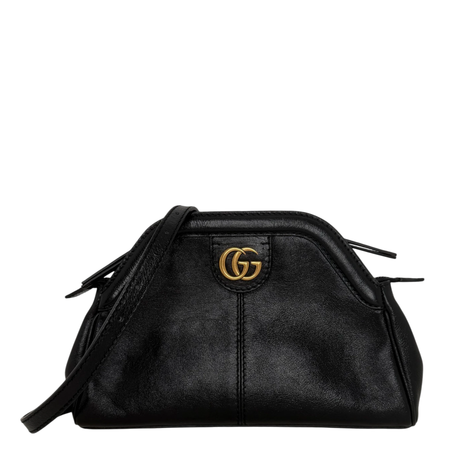 Gucci Rebelle GG Crossbody Tasche Leder Schwarz Gucci