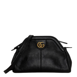 Gucci Rebelle GG Crossbody Tasche Leder Schwarz