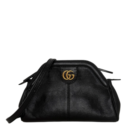 Gucci Rebelle GG Crossbody Tasche Leder Schwarz Gucci