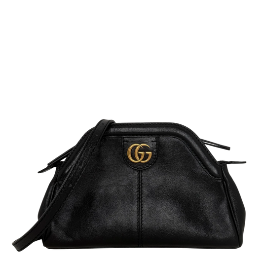 Gucci Rebelle GG Crossbody Tasche Leder Schwarz Gucci