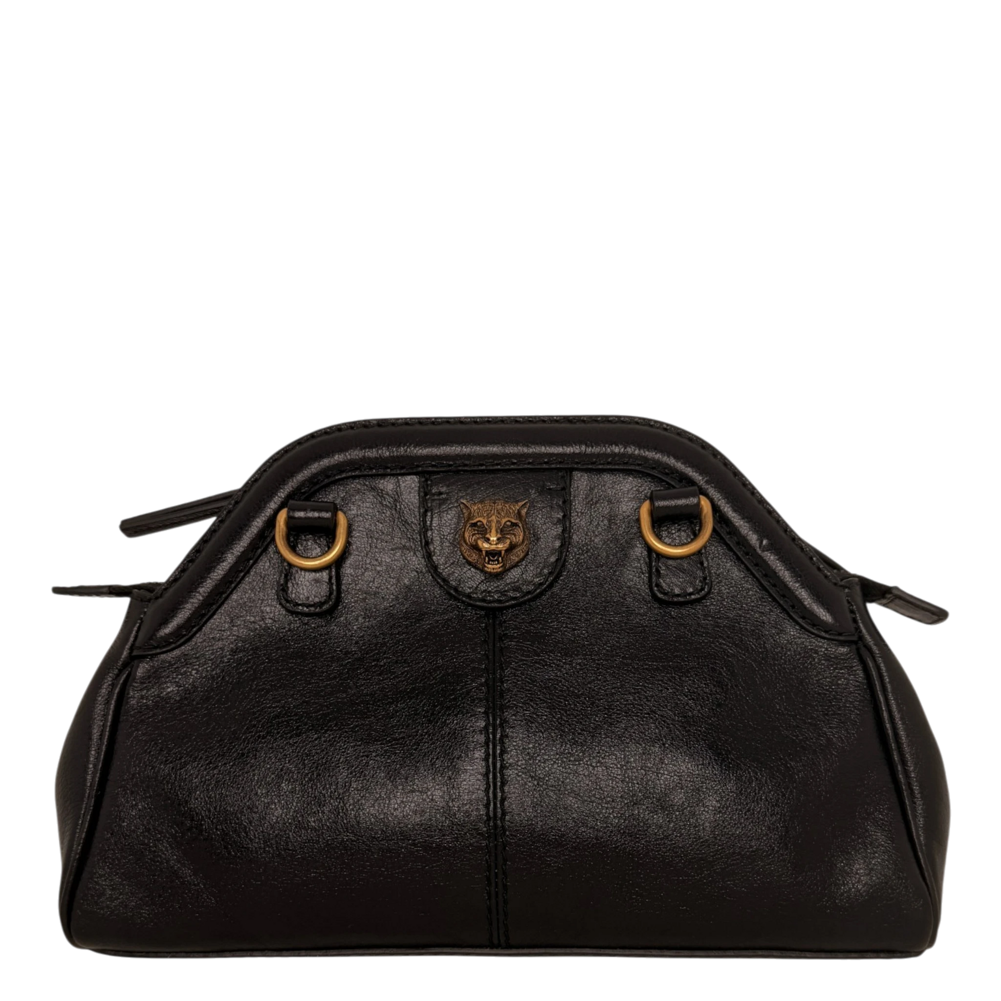 Gucci Rebelle GG Crossbody Tasche Leder Schwarz Gucci