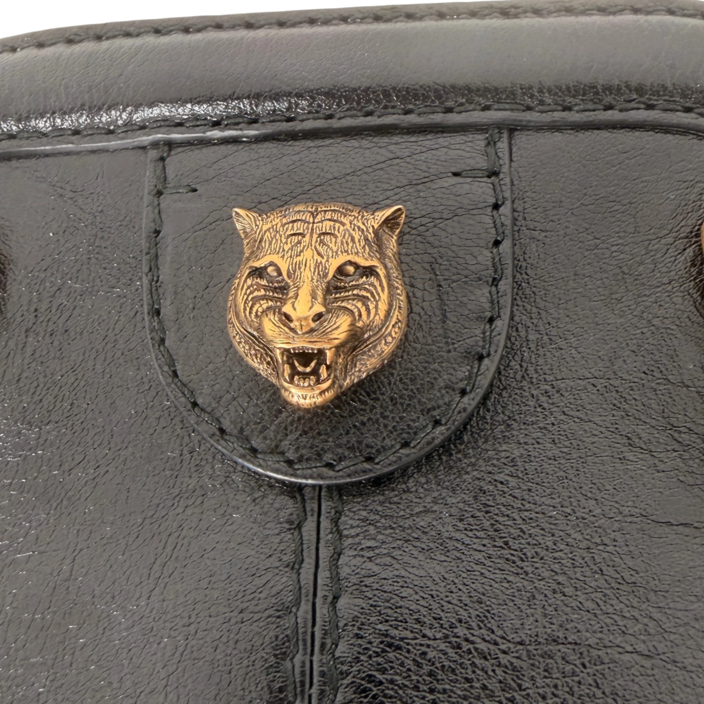 Gucci Rebelle GG Crossbody Tasche Leder Schwarz Gucci