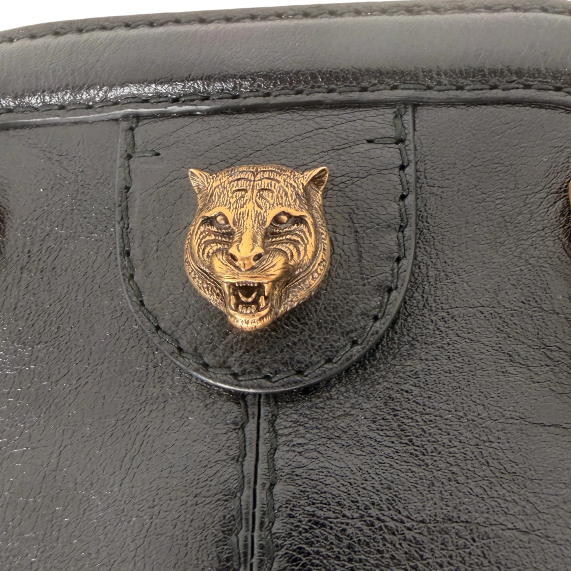 Gucci Rebelle GG Crossbody Tasche Leder Schwarz Gucci