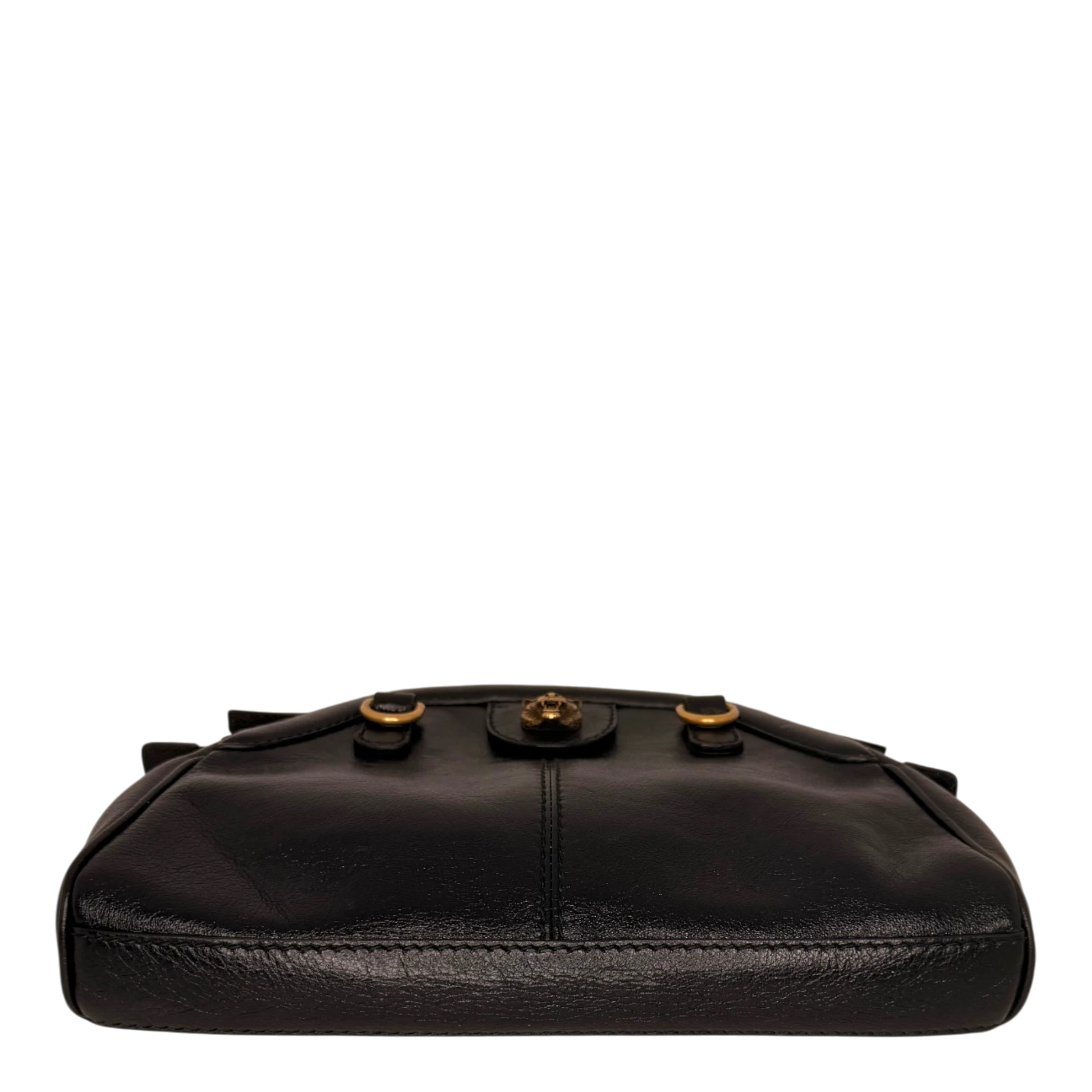 Gucci Rebelle GG Crossbody Tasche Leder Schwarz Gucci