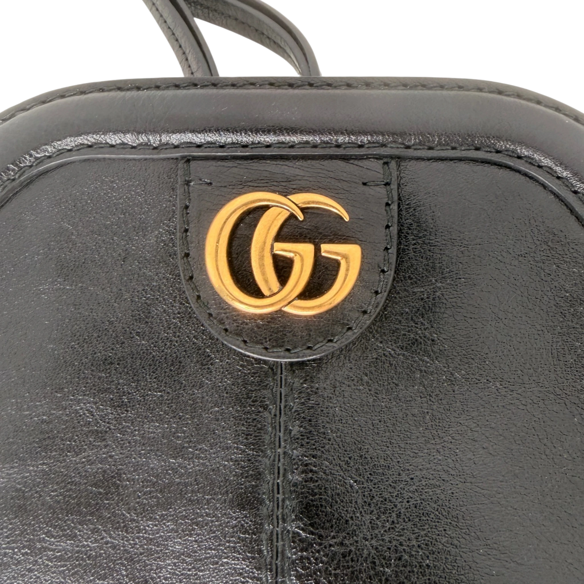 Gucci Rebelle GG Crossbody Tasche Leder Schwarz Gucci