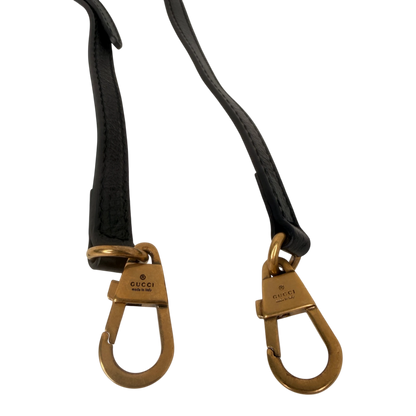 Gucci Rebelle GG Crossbody Tasche Leder Schwarz Gucci