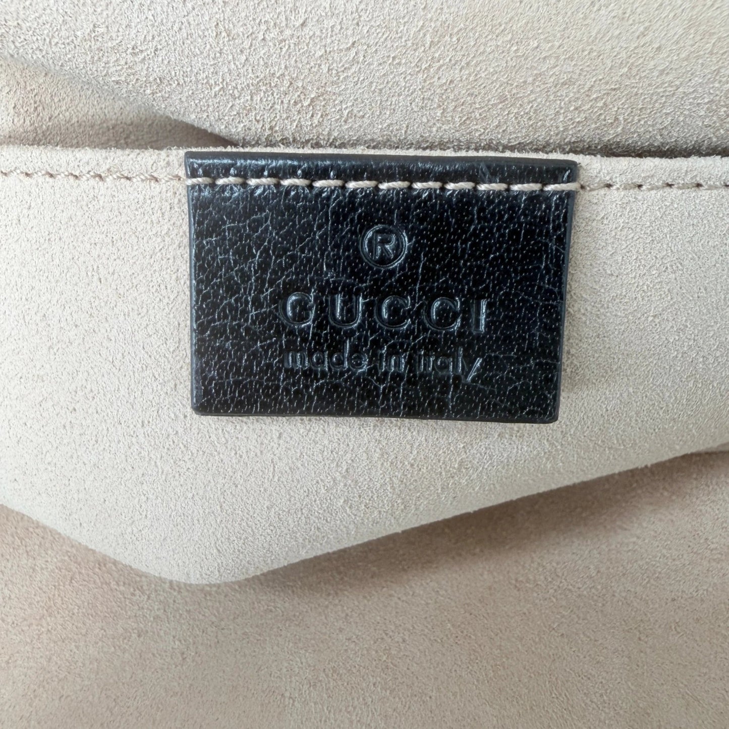 Gucci Rebelle GG Crossbody Tasche Leder Schwarz Gucci