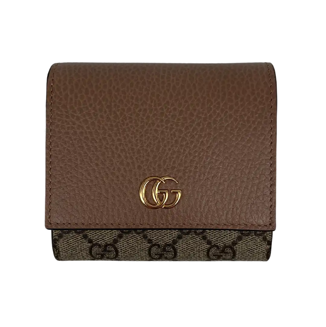 Gucci GG Supreme Leder Double G Geldbörse 598587 / NEU Gucci