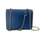 Gucci Interlocking G Small Schultertasche blau Leder / gut Gucci