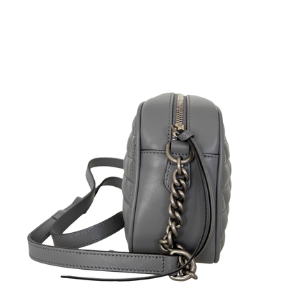 Gucci GG Marmont Umhängetasche Grau / sehr gut Gucci