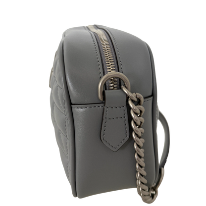 Gucci GG Marmont Umhängetasche Grau / sehr gut Gucci