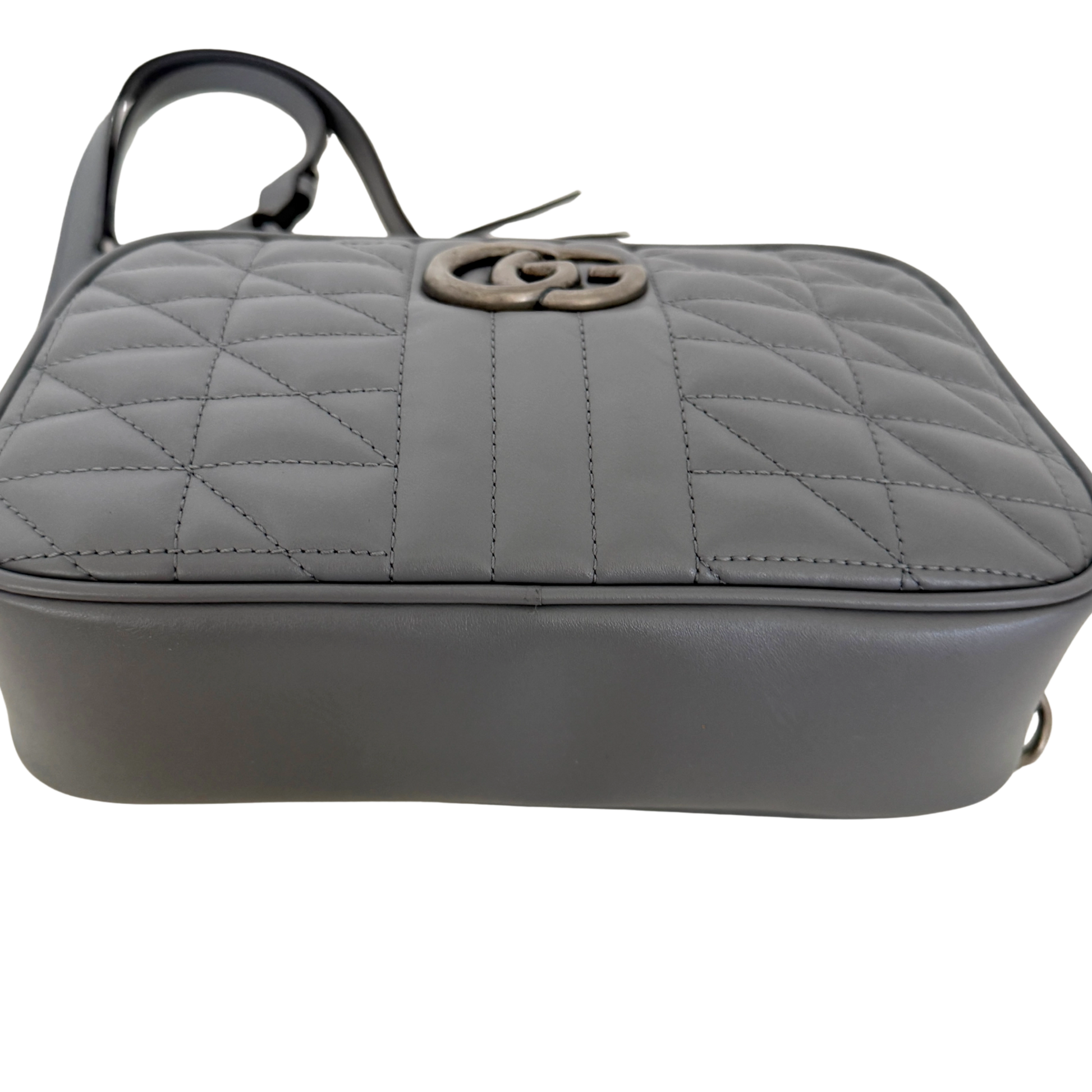 Gucci GG Marmont Umhängetasche Grau / sehr gut Gucci