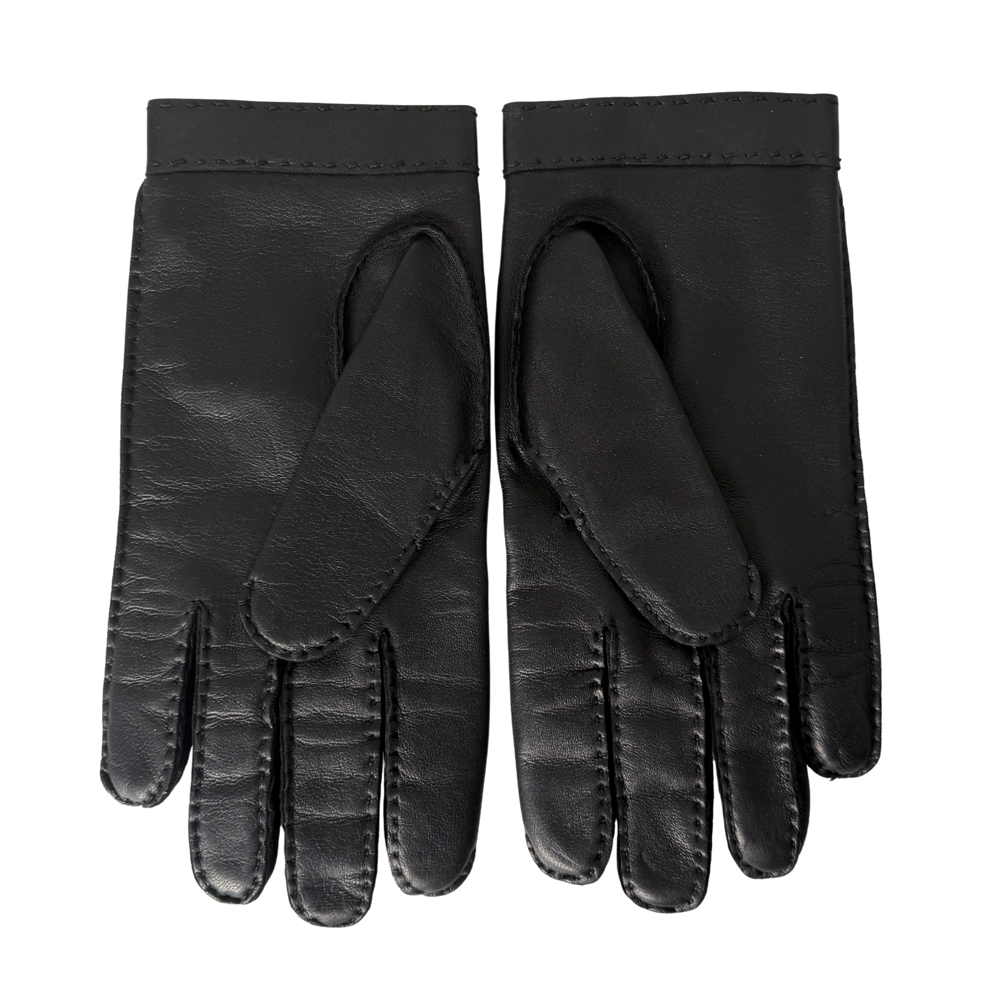 Gucci Lederhandschuhe Größe 8 1/2 Schwarz / neuwertig Gucci