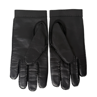 Gucci Lederhandschuhe Größe 8 1/2 Schwarz / neuwertig Gucci