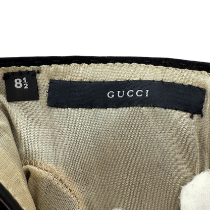 Gucci Lederhandschuhe Größe 8 1/2 Schwarz / neuwertig Gucci