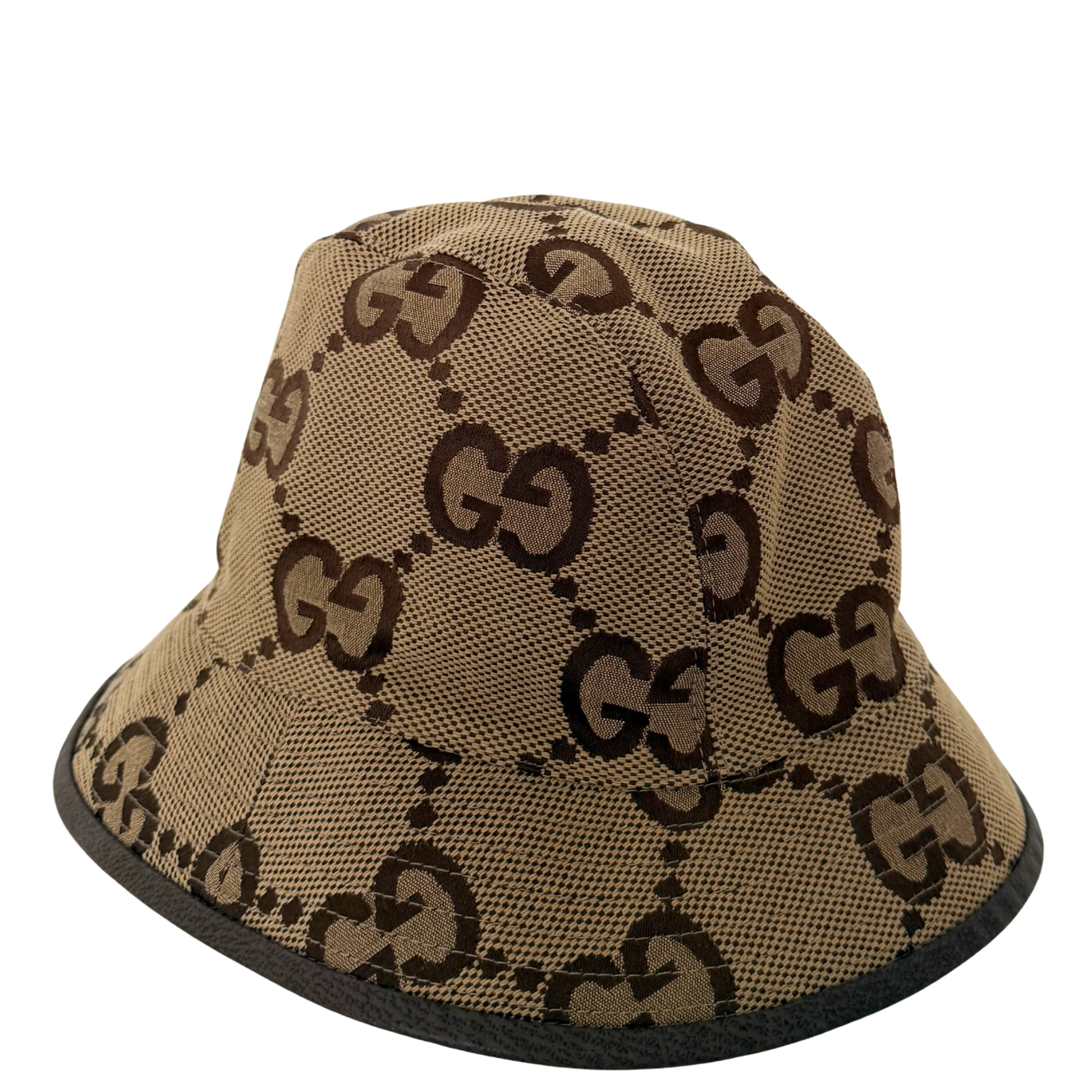 Gucci Jumbo GG Canvas Fischerhut Braun / neuwertig Gucci