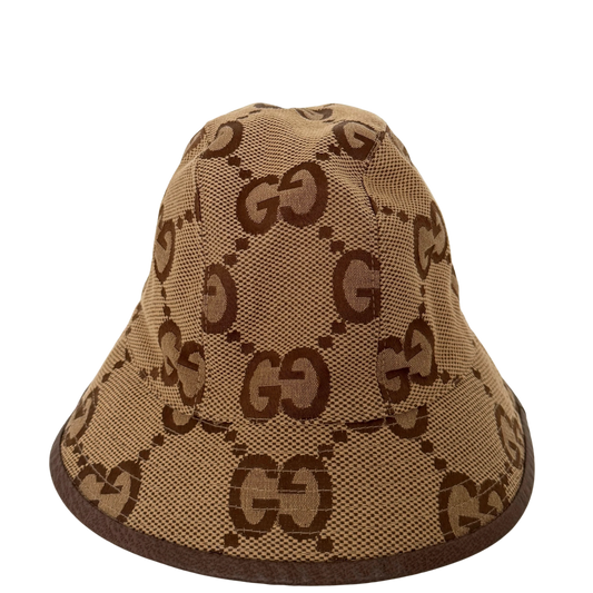 Gucci Jumbo GG Canvas Fischerhut Braun / neuwertig Gucci