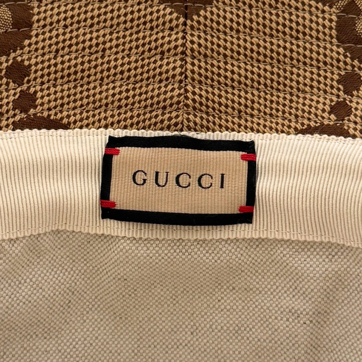 Gucci Jumbo GG Canvas Fischerhut Braun / neuwertig Gucci