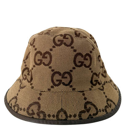 Gucci Jumbo GG Canvas Fischerhut Braun / neuwertig Gucci