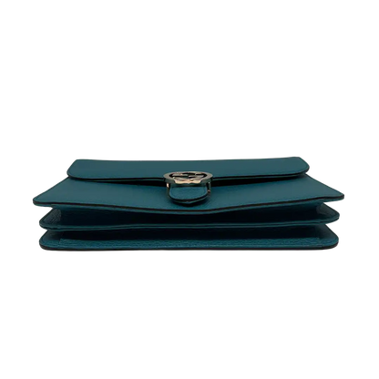 Gucci Interlocking GG Medium Crossbody Tasche blau / türkis / sehr gut Gucci