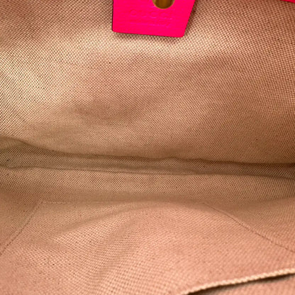 Gucci Jackie Flora Medium Hobo Bag Neon Pink / sehr gut Gucci