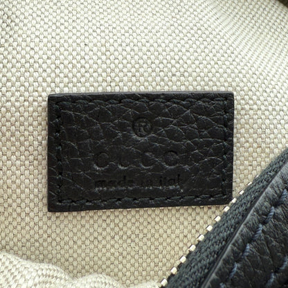 Gucci Kleine Gürteltasche mit Jumbo GG Schwarz / sehr gut Gucci