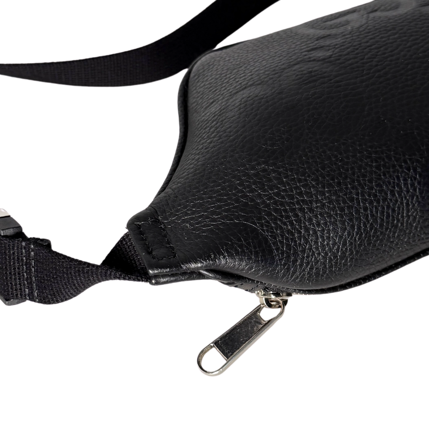 Gucci Kleine Gürteltasche mit Jumbo GG Schwarz / sehr gut Gucci