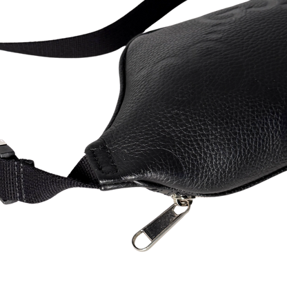 Gucci Kleine Gürteltasche mit Jumbo GG Schwarz / sehr gut Gucci