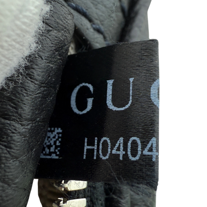 Gucci Kleine Gürteltasche mit Jumbo GG Schwarz / sehr gut Gucci