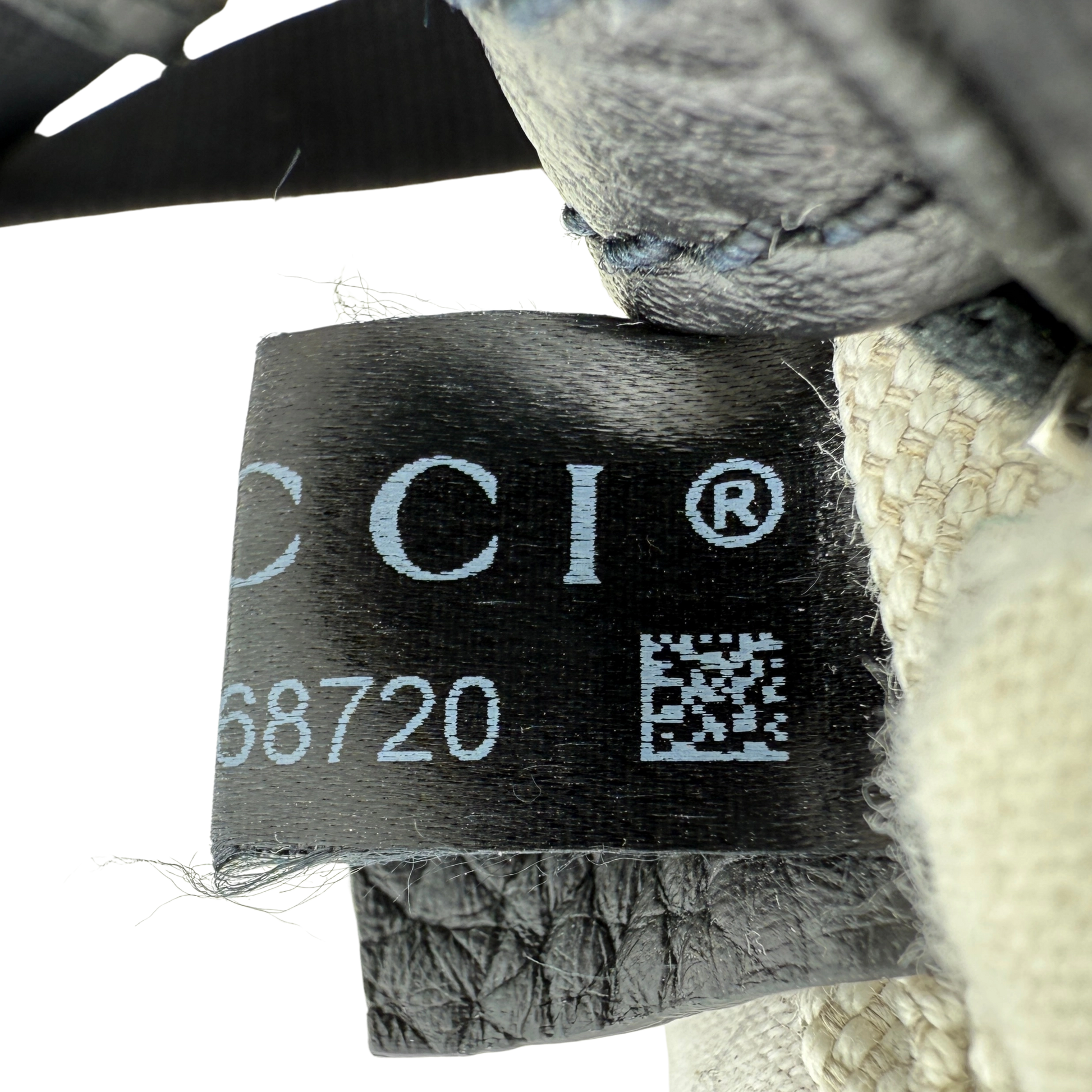 Gucci Kleine Gürteltasche mit Jumbo GG Schwarz / sehr gut Gucci