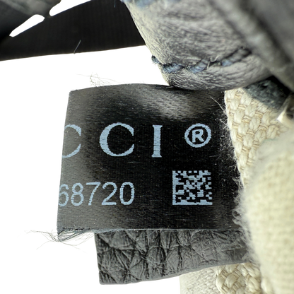 Gucci Kleine Gürteltasche mit Jumbo GG Schwarz / sehr gut Gucci