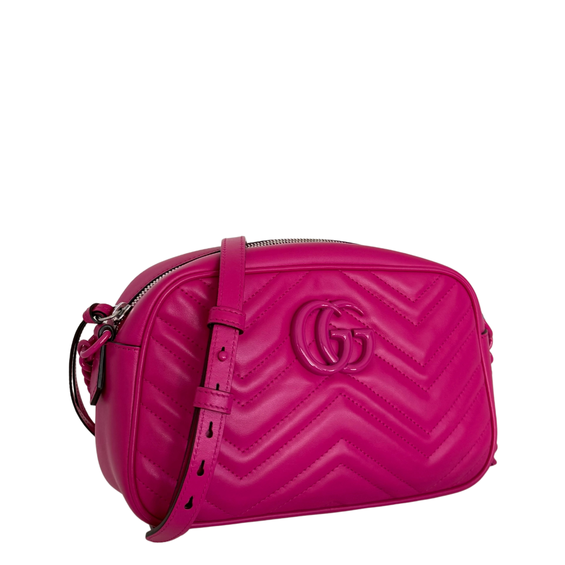 Gucci GG Marmont Camera Bag Small Pink / sehr gut Gucci