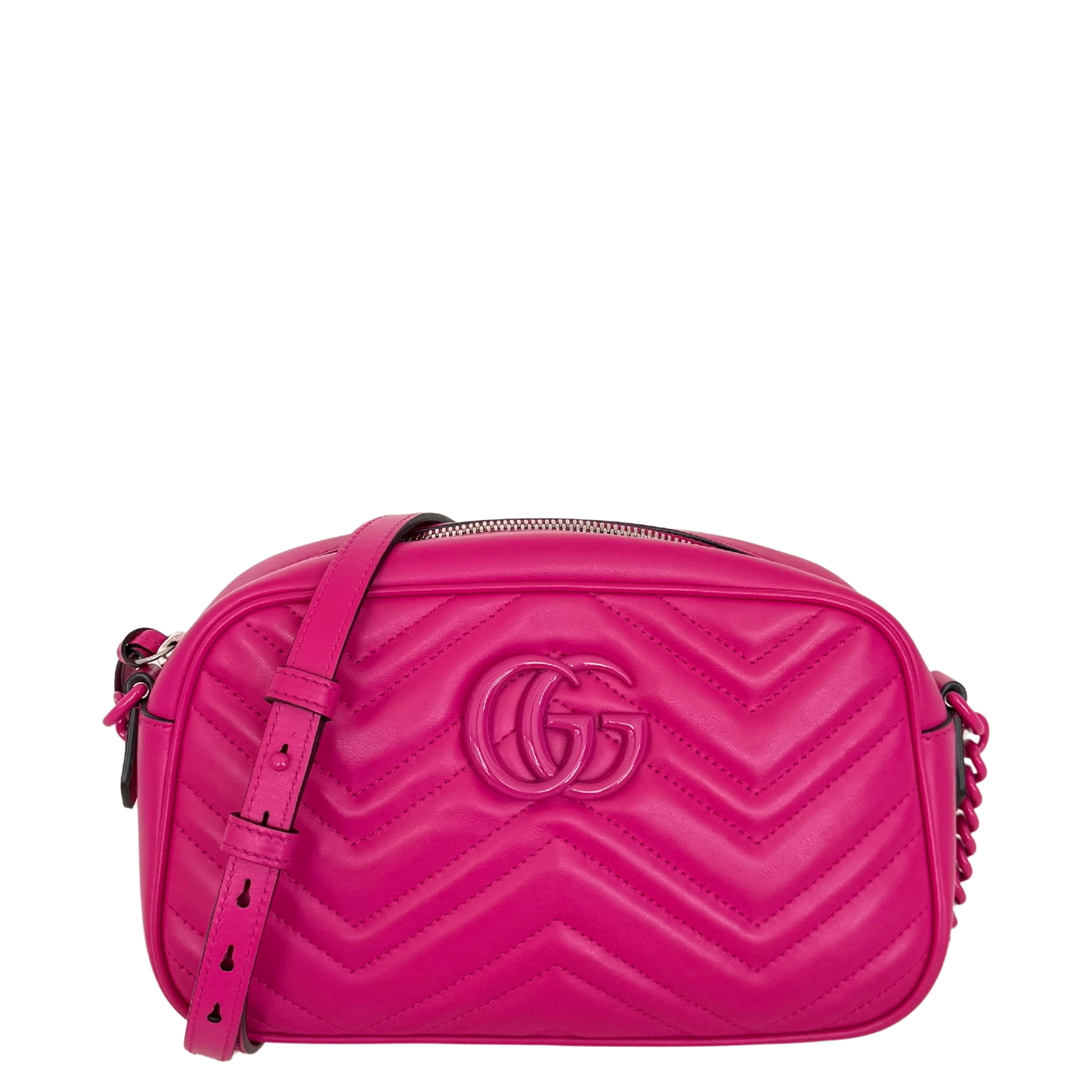 Gucci GG Marmont Camera Bag Small Pink / sehr gut Gucci
