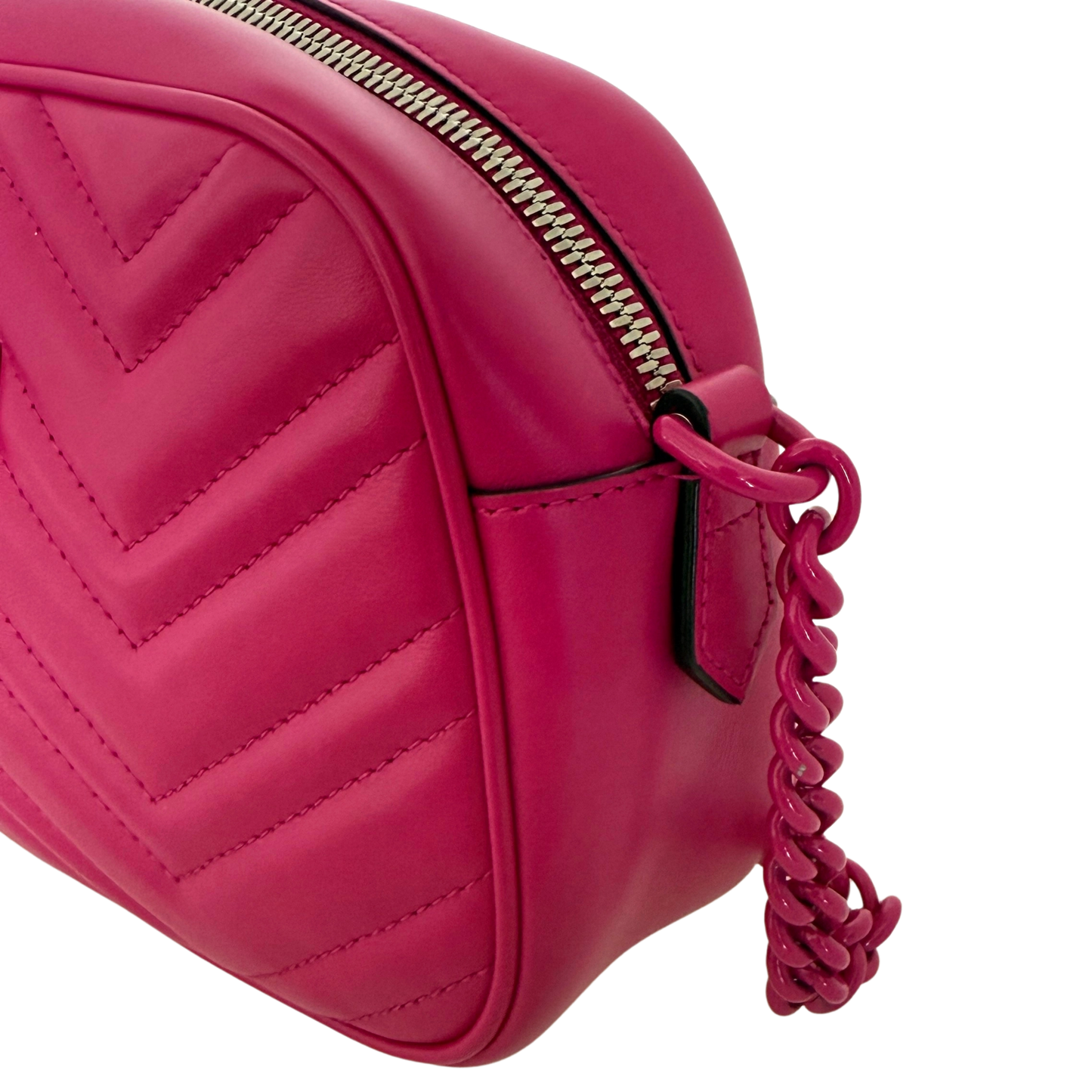 Gucci GG Marmont Camera Bag Small Pink / sehr gut Gucci