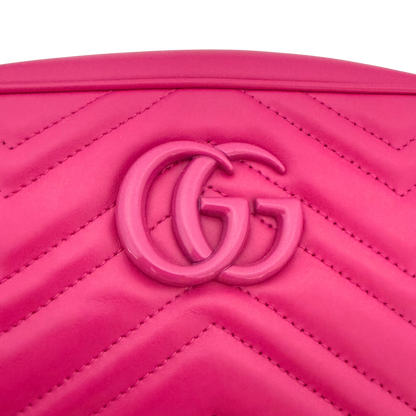 Gucci GG Marmont Camera Bag Small Pink / sehr gut Gucci