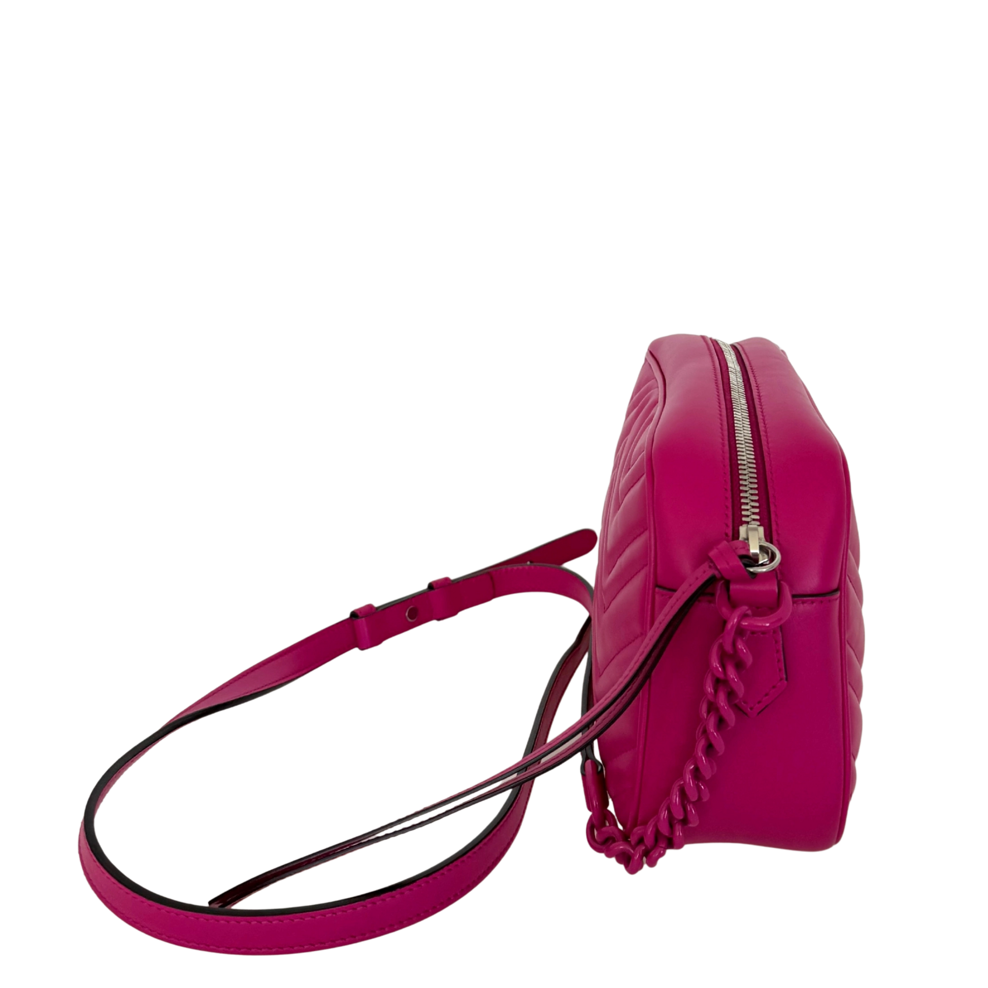 Gucci GG Marmont Camera Bag Small Pink / sehr gut Gucci