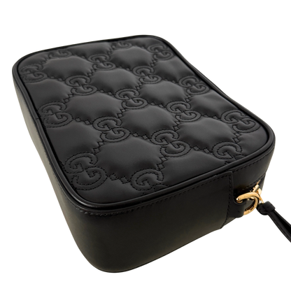 Gucci GG Matelassé Umhängetasche Schwarz / sehr gut Gucci