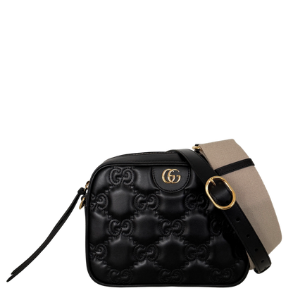 Gucci GG Matelassé Umhängetasche Schwarz / sehr gut Gucci