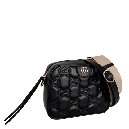 Gucci GG Matelassé Umhängetasche Schwarz / sehr gut Gucci