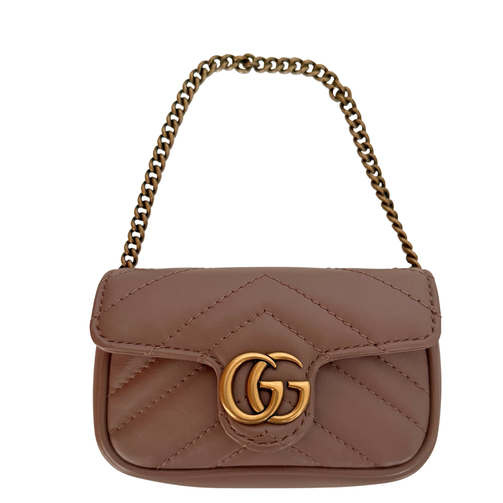 Gucci GG Marmont Matelasse Micro Bag Dusty Pink / neuwertig Gucci