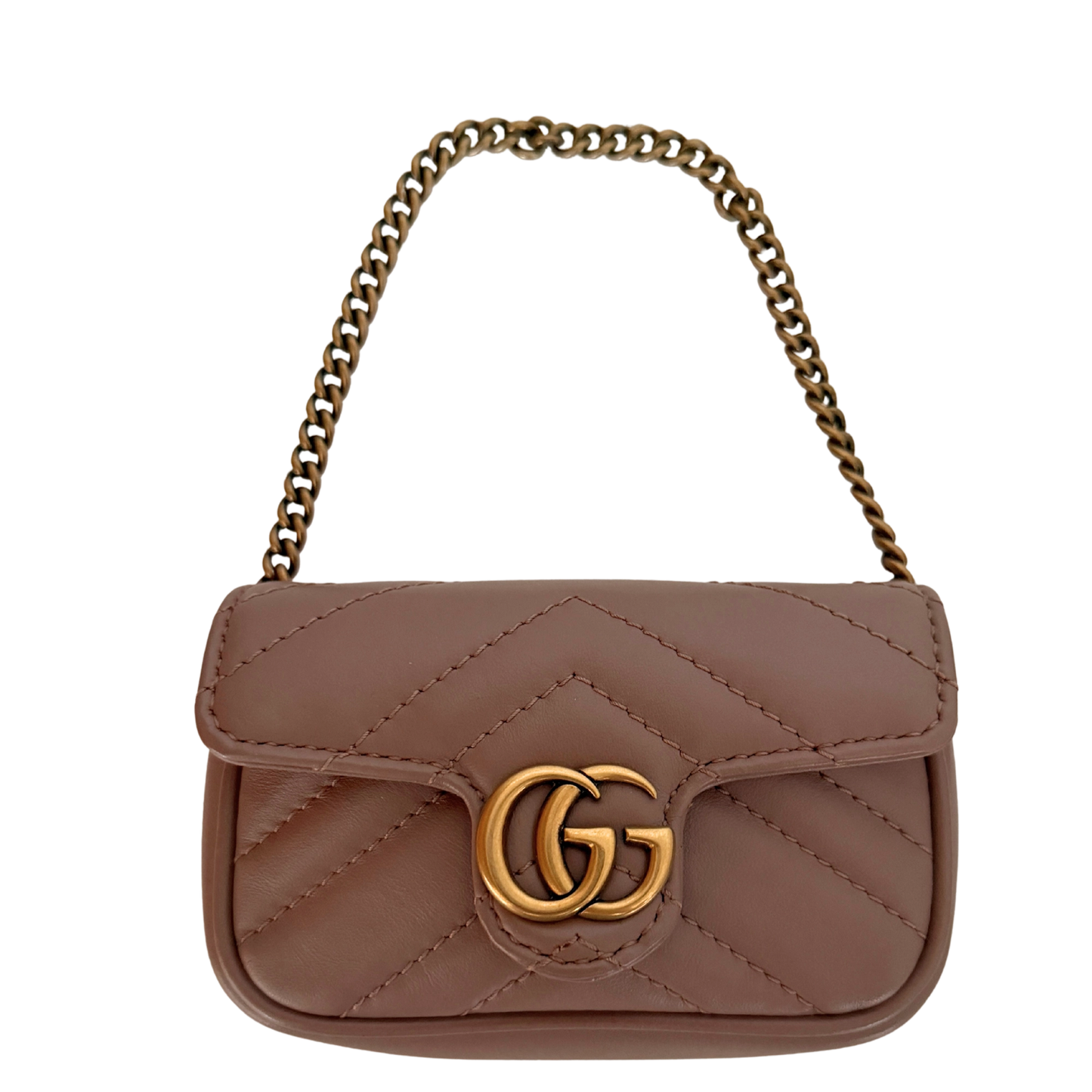 Gucci GG Marmont Matelasse Micro Bag Dusty Pink / neuwertig Gucci