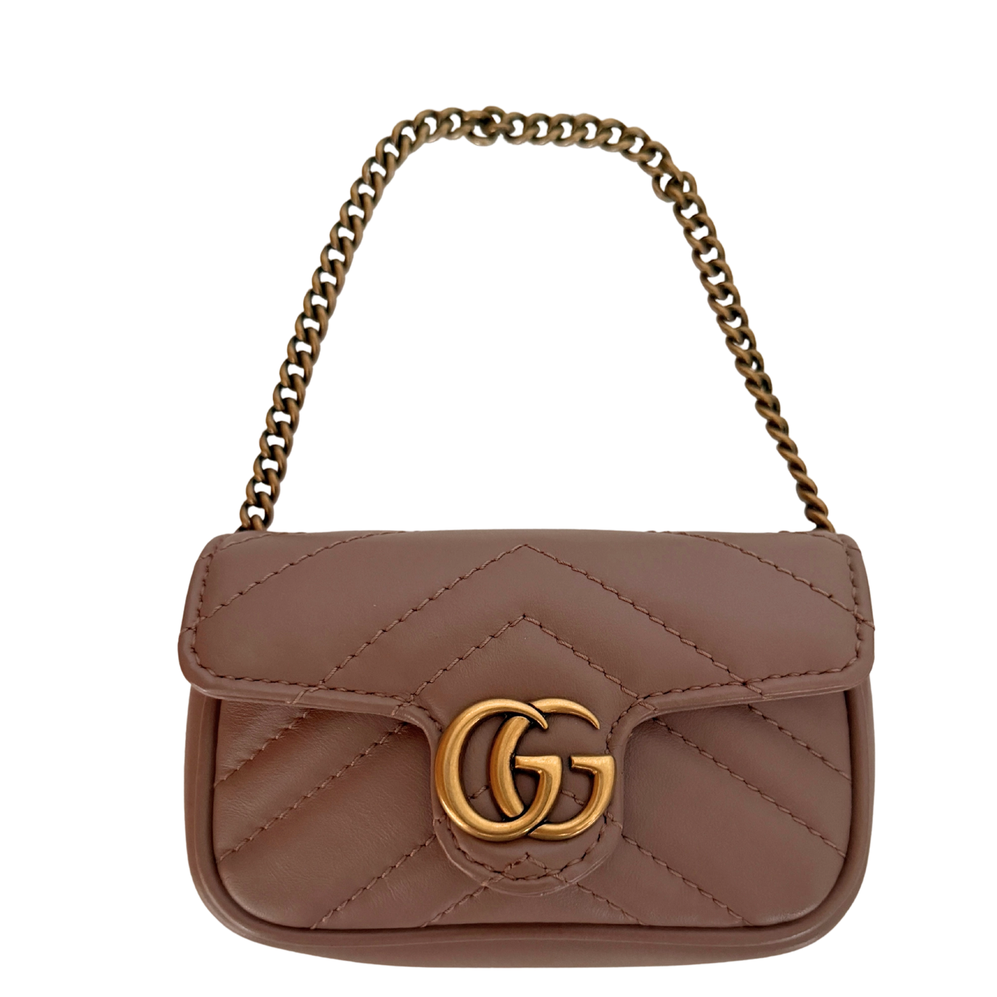 Gucci GG Marmont Matelasse Micro Bag Dusty Pink / neuwertig Gucci