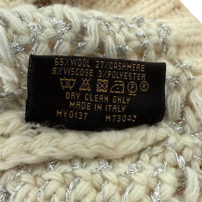 Louis Vuitton Strickmütze Beanie Beige  / sehr gut Louis Vuitton